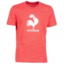 Le Coq Sportif Bacina T Rouge - T-Shirts Manches Courtes Homme En Soldes